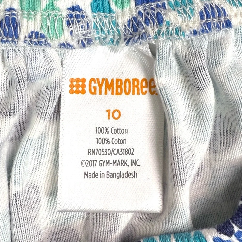 GYMBOREE‎ Collector Retired Girls Blue Green Dot Print Dress Size 10 Winter 2017